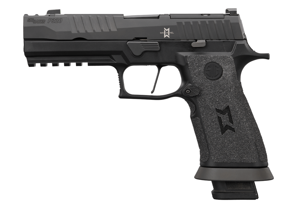 dSIG SAUER P320 X-FULL M.OD. 9MM PISTOL MAX MICHEL SIGNATURE SERIES, O.R.,COMP, 3-21RD MAGS